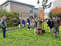 Baumpflanzaktion zum Teambuilding (Bild: GLKN)