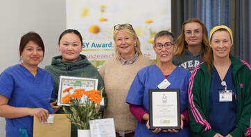 Daisy Team Award für das Team der Station Belchen