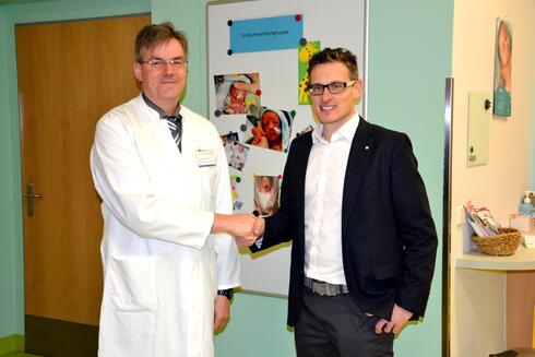 Spendenübergabe Rennt