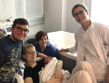 Klinikum KN Neujahrsbaby