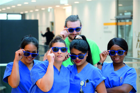 Pflegeschüler Pflege mit Ausblick